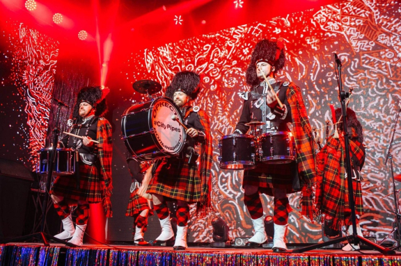 Ирландское шоу. Оркестр волынщиков City Pipes